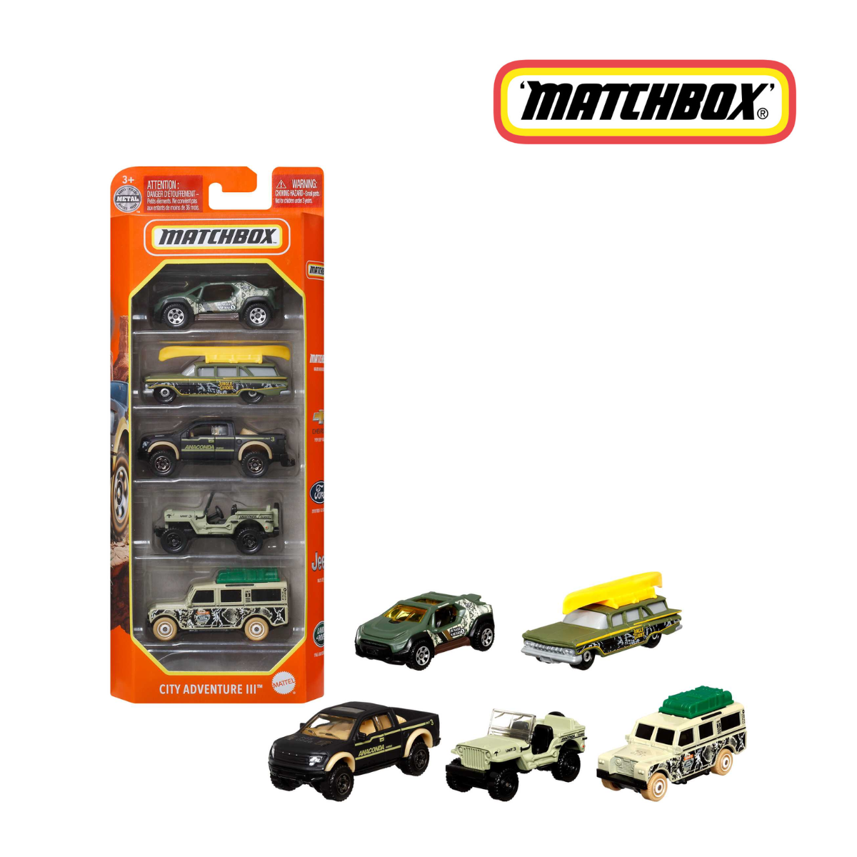 Picture of Matchbox C1817 5 Pack Asst Toys 2018