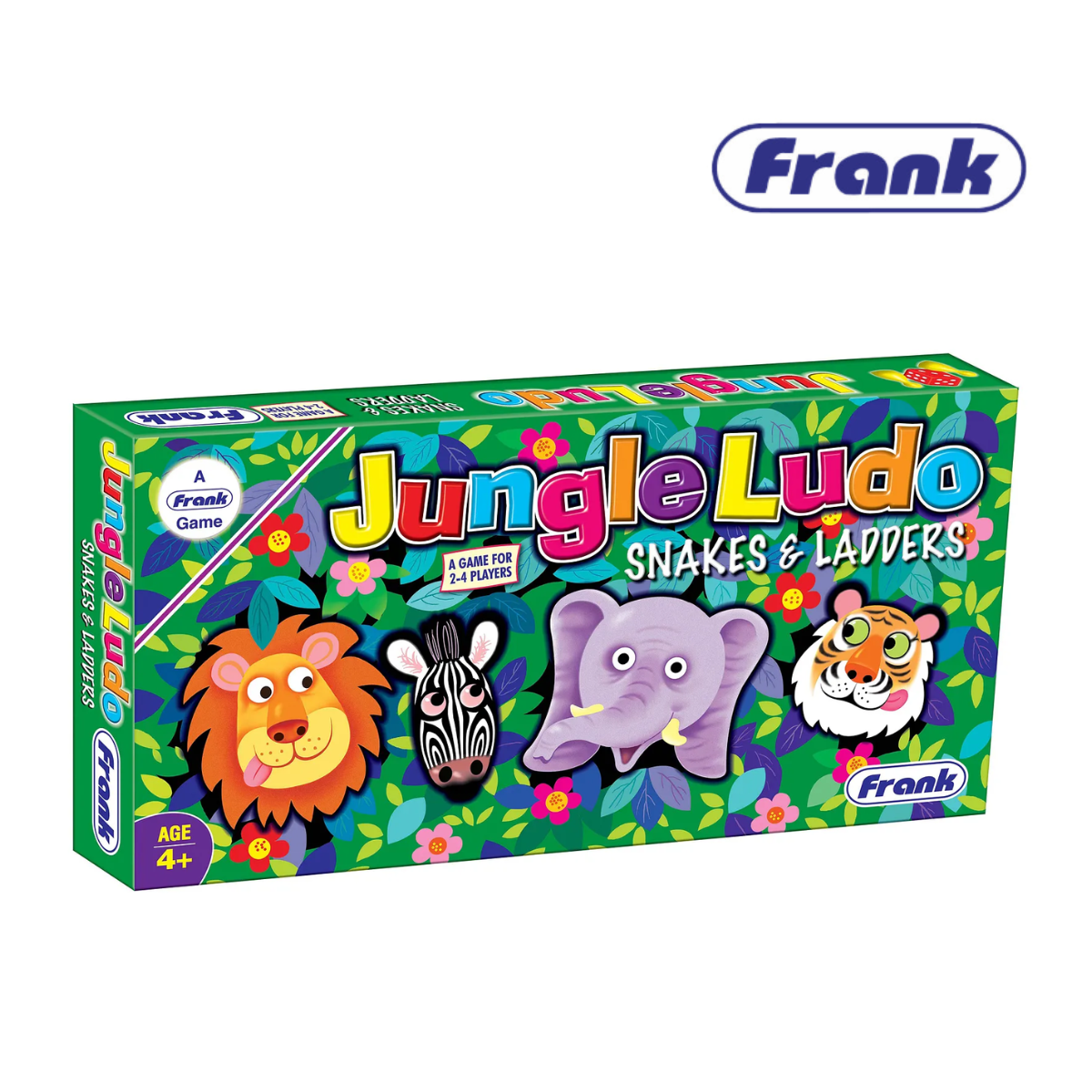 Picture of Frank 24102 Jungle Ludo Snakes & Ladders Board Game for Kids, Ages 4+ (Damaged Box)