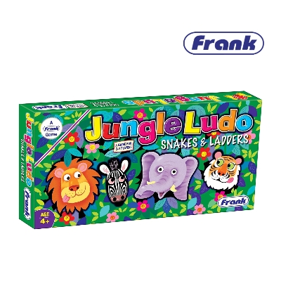 Picture of Frank 24102 Jungle Ludo Snakes & Ladders Board Game for Kids, Ages 4+ (Damaged Box)