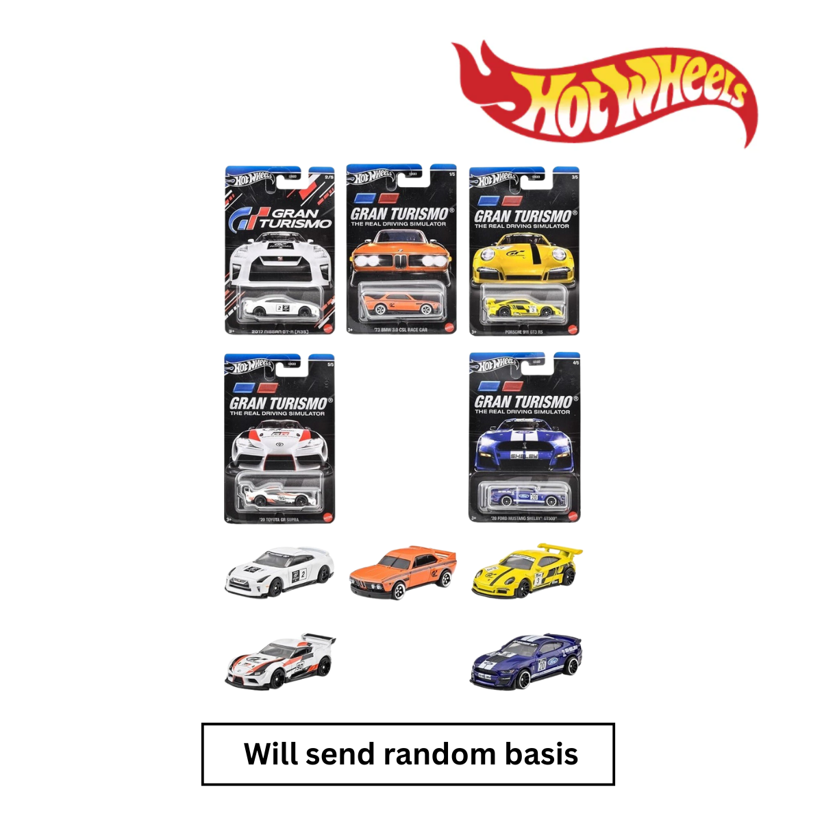 Picture of Hot Wheels GDG83 Entertainment Asst. (Damaged Box), Ages 3+
