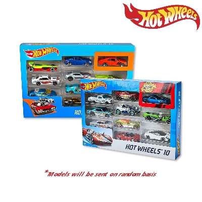 Picture of HOT WHEELS 54886 BASIC 10 PACK GIFT BOX ASST. 2018, Ages 3+