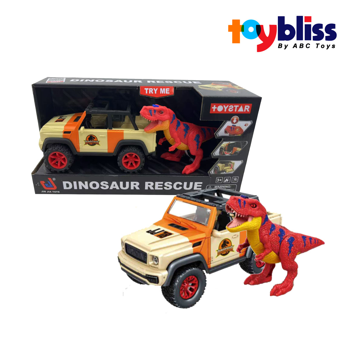 Picture of Toybliss JIN JAI Dinosaur Rescue Playset (666-74P), Ages 3+