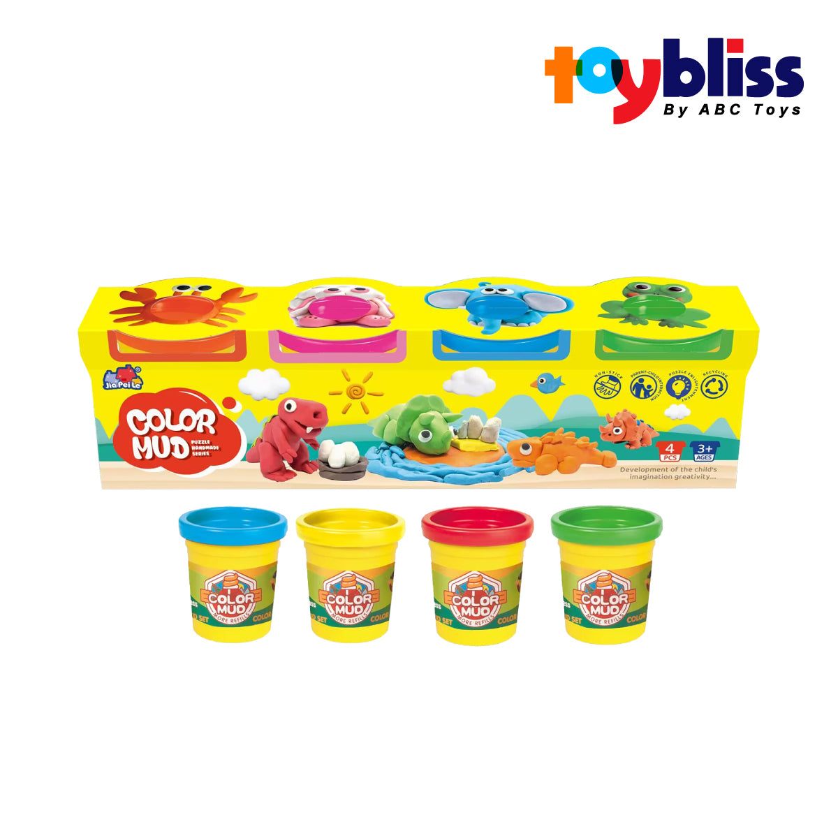 Picture of Toybliss Jia Pei Le DIY Color Mud Animal Playset (5838-236), Ages 3+