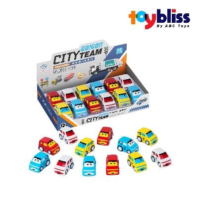 Picture of Toybliss City Team Mini Cars 12pcs Set (876E-113), Ages 3+