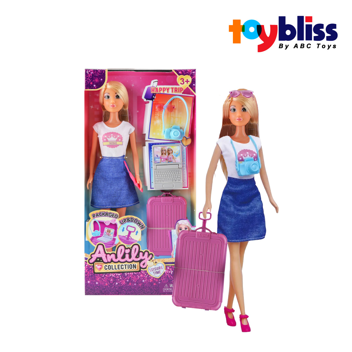 Picture of Toybliss Anlily Leisure Time Doll (616018), Ages 3+