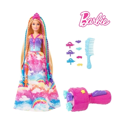 Picture of Barbie GTG00 Dreamtopia Braiding Fun Princess Hair Styling Doll with Accessories