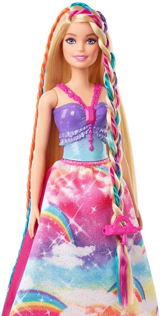 Picture of Barbie GTG00 Dreamtopia Braiding Fun Princess Hair Styling Doll with Accessories