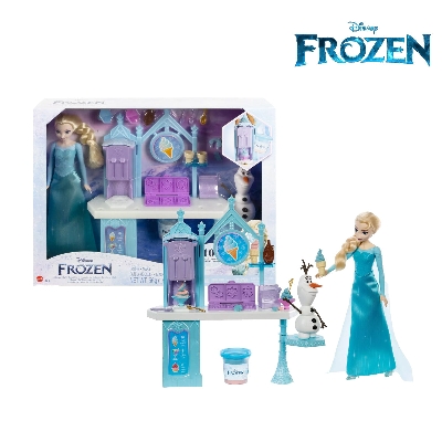 Picture of Disney Frozen HMJ48 Elsa & Olafâ€™S Frozen Treats Playset (Damage Box), Ages 3+