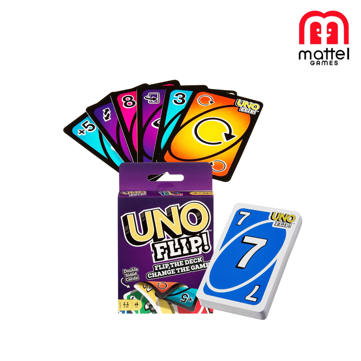 Picture of UNO GDR44 Flip! Double Sided Card Game