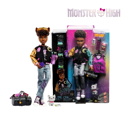 Picture of Monster High HNF65 Doll, Clawd Wolf Doll With Pet And Accessories