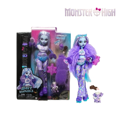 Picture of Monster High HNF64 Doll, Abbey Bominable Yeti Fashion Doll With Accessories