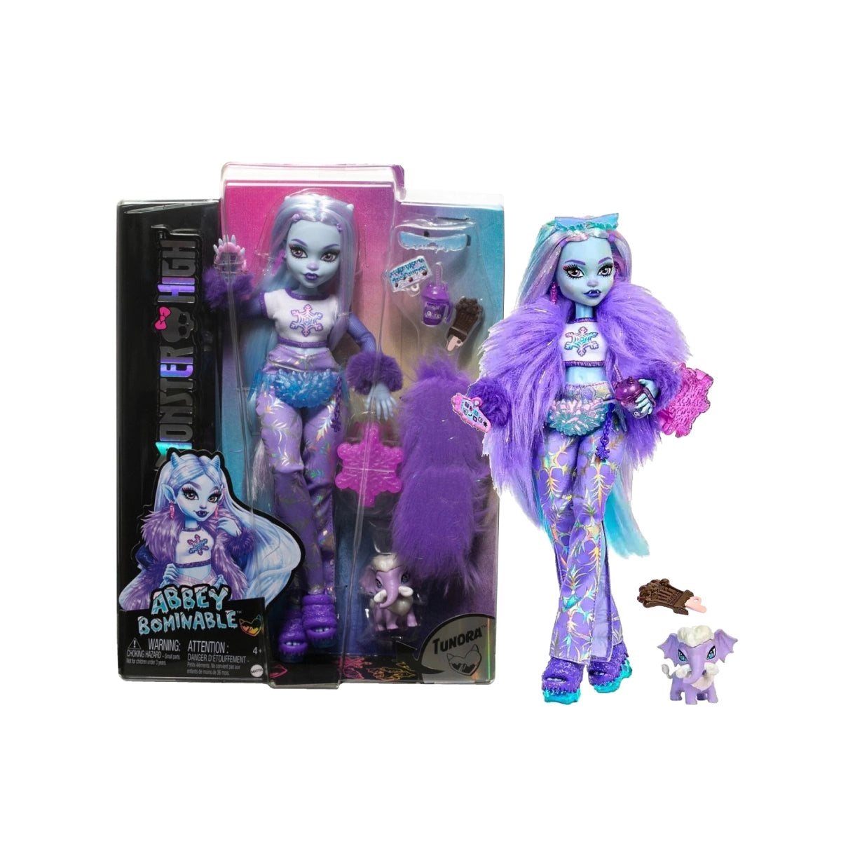 Picture of Monster High HNF64 Doll, Abbey Bominable Yeti Fashion Doll With Accessories