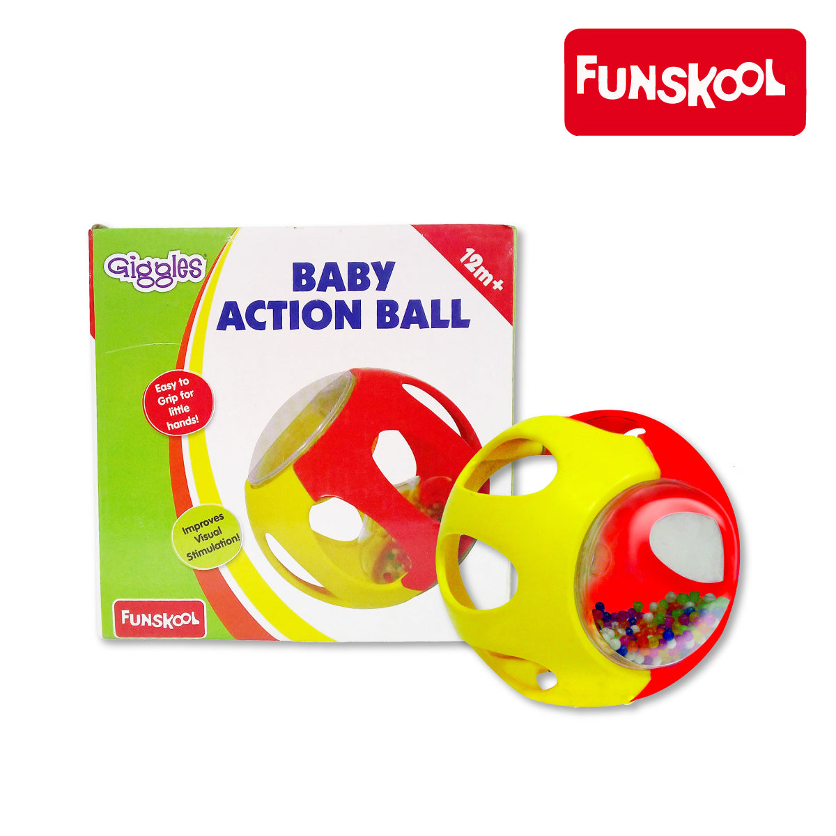 Picture of Funskool Giggles Baby Action Ball, Ages 12m+