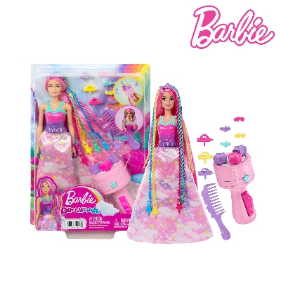 Picture of Barbie HNJ06 Dreamtopia Twist â€˜n Style Doll