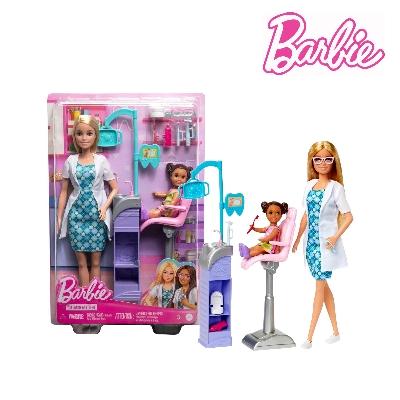 Picture of Barbie HKT69 Careers Dentist Doll & Playset