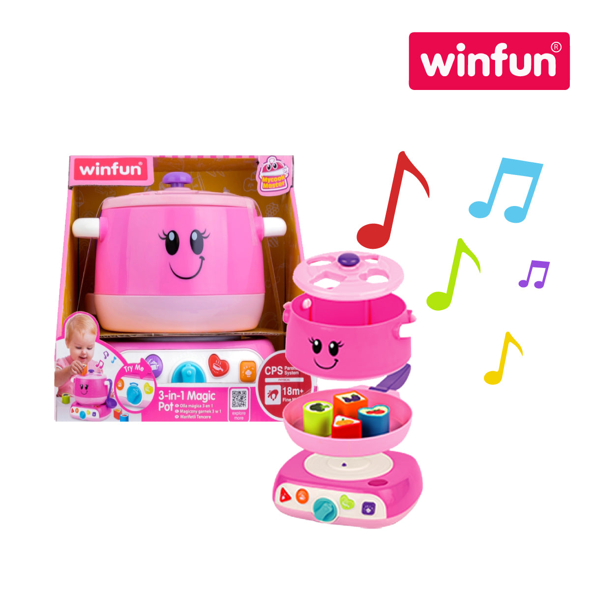 Picture of Winfun 00762G 3in1 Magic Pot (DAMAGED BOX)