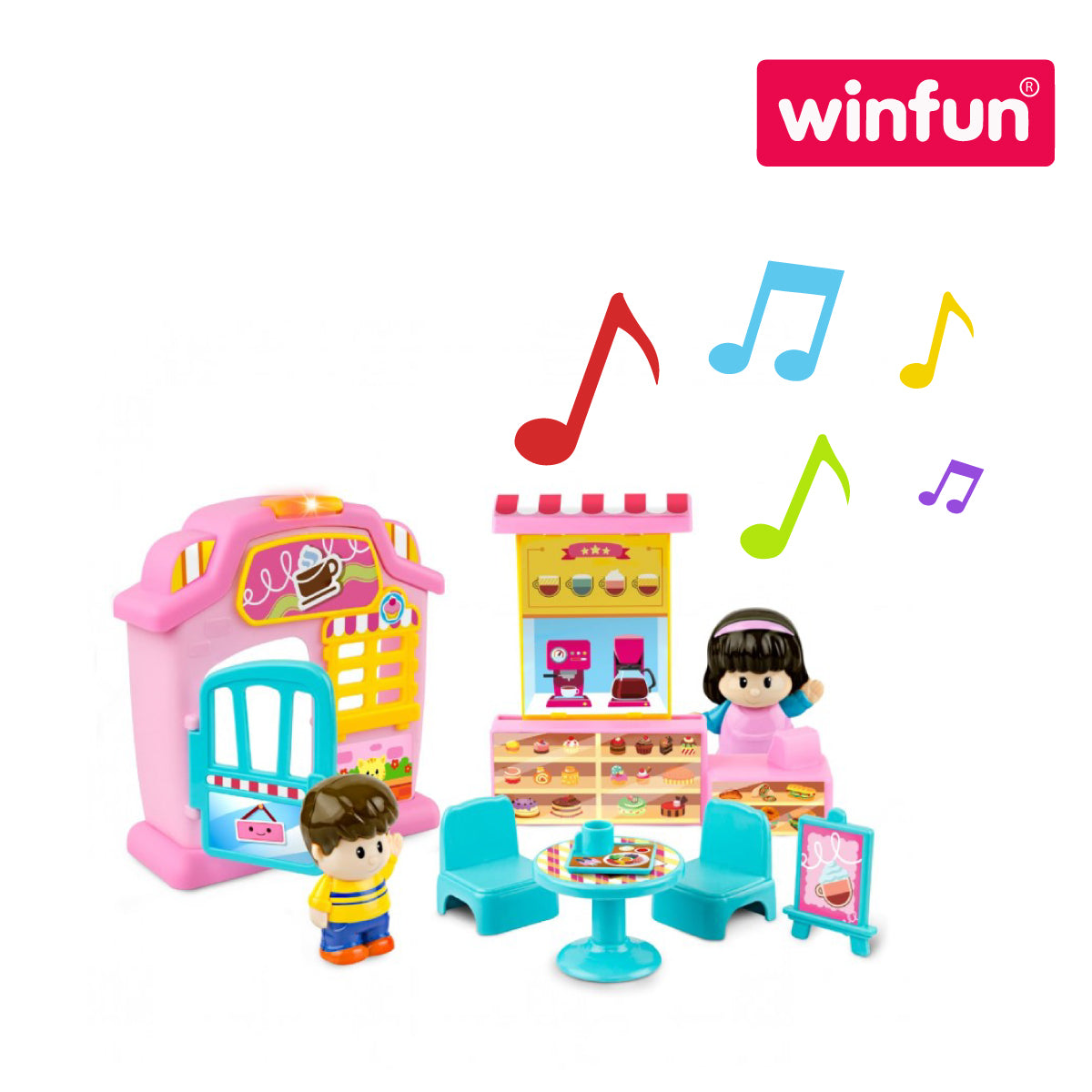 Picture of Winfun 001309 Cafe Fun Playset (DAMAGED BOX)