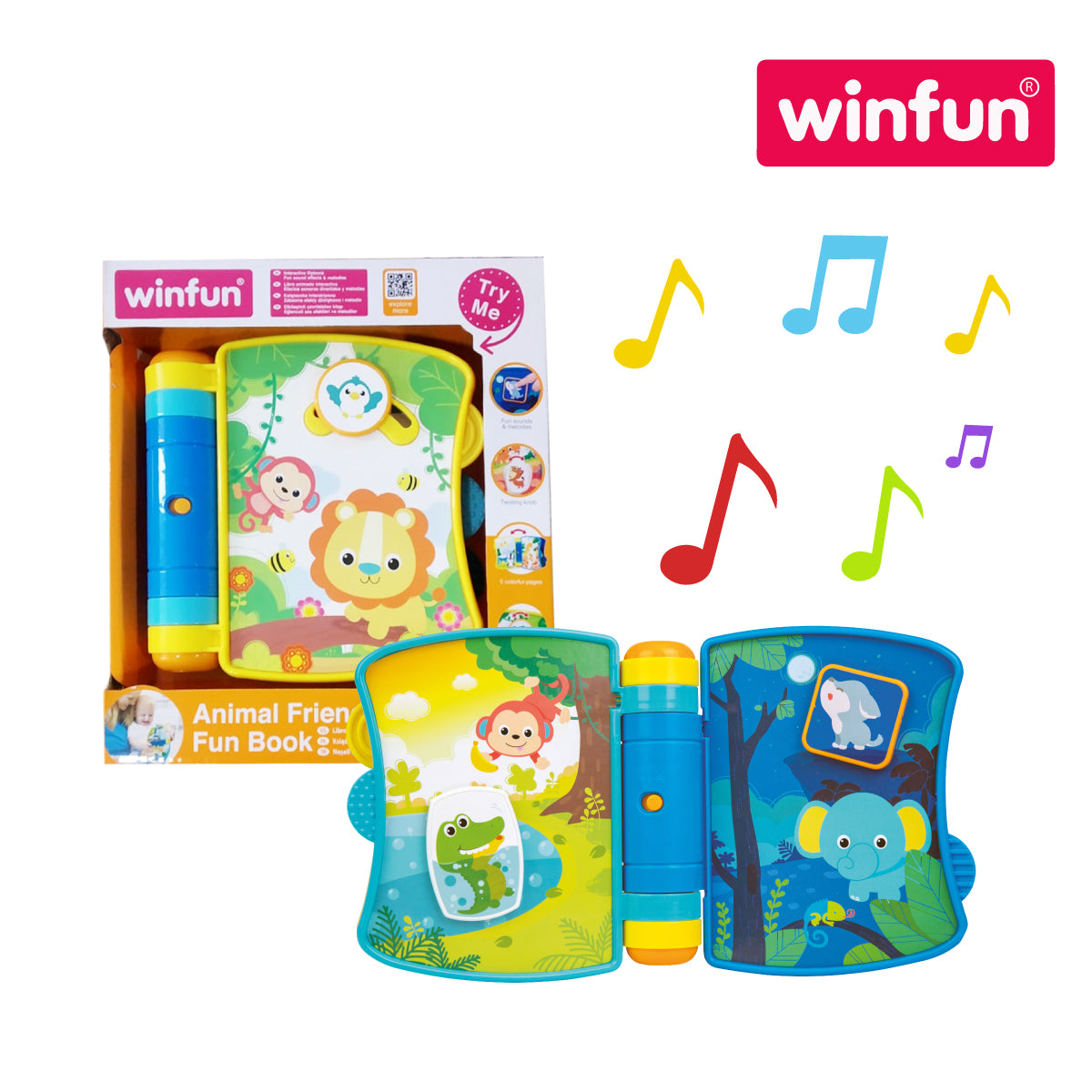 Picture of Winfun 000746 Animal Friends Fun Book