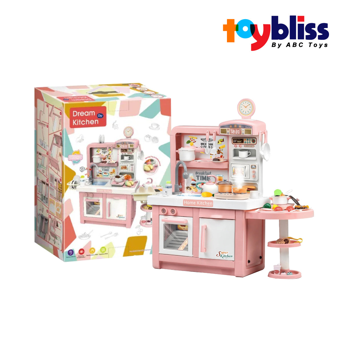 Picture of Toybliss Dream Kitchen Playset (100T-2), Ages 3+