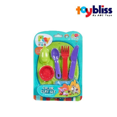 Picture of Toybliss Color Clay Cutlery Set DIY (5838-180), Ages 3+