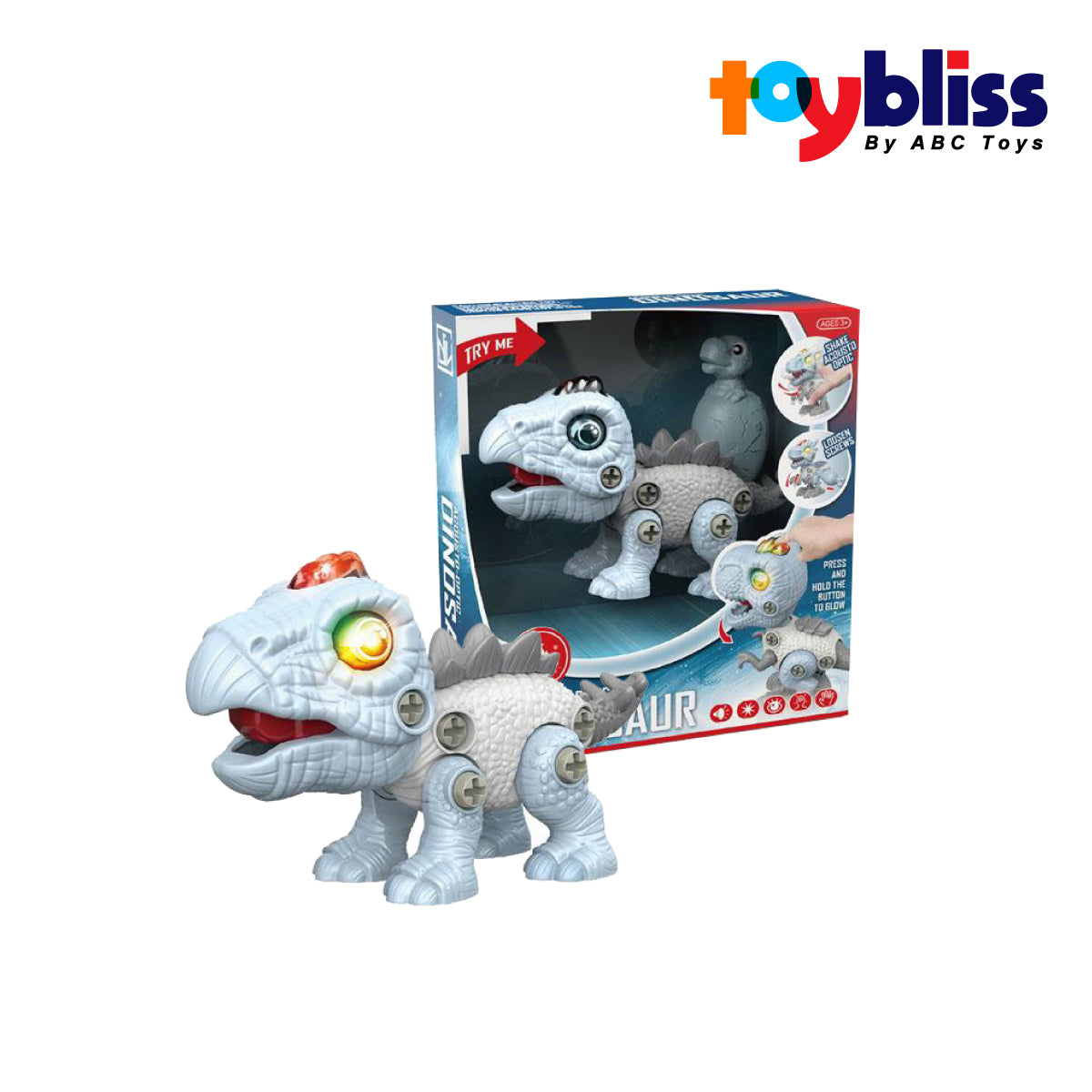 Picture of Toybliss Interactive Light & Sound Dinosaur (RS019), Ages 3+