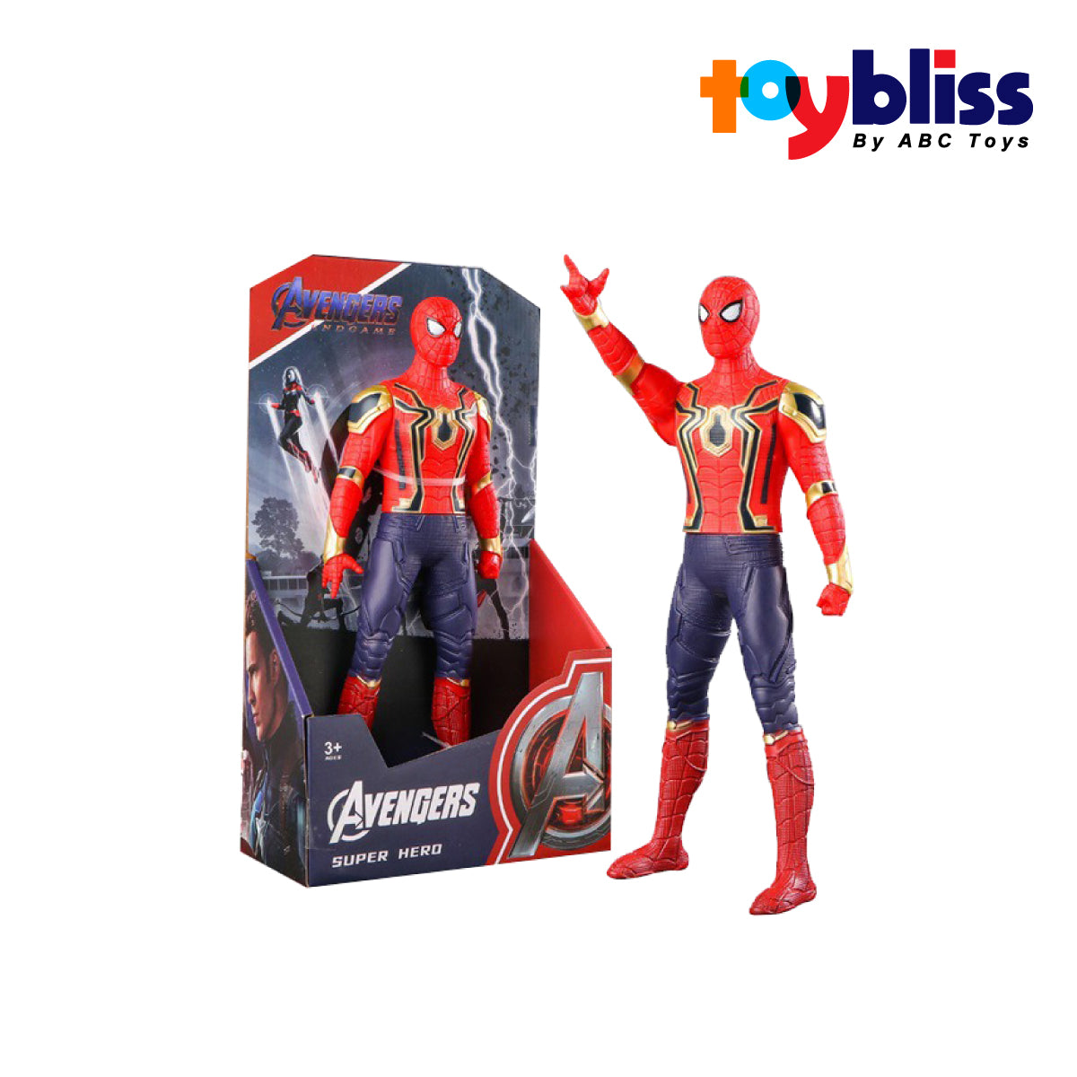 Picture of Toybliss Spider Man Action Figure with Sounds (9001), Ages 3+