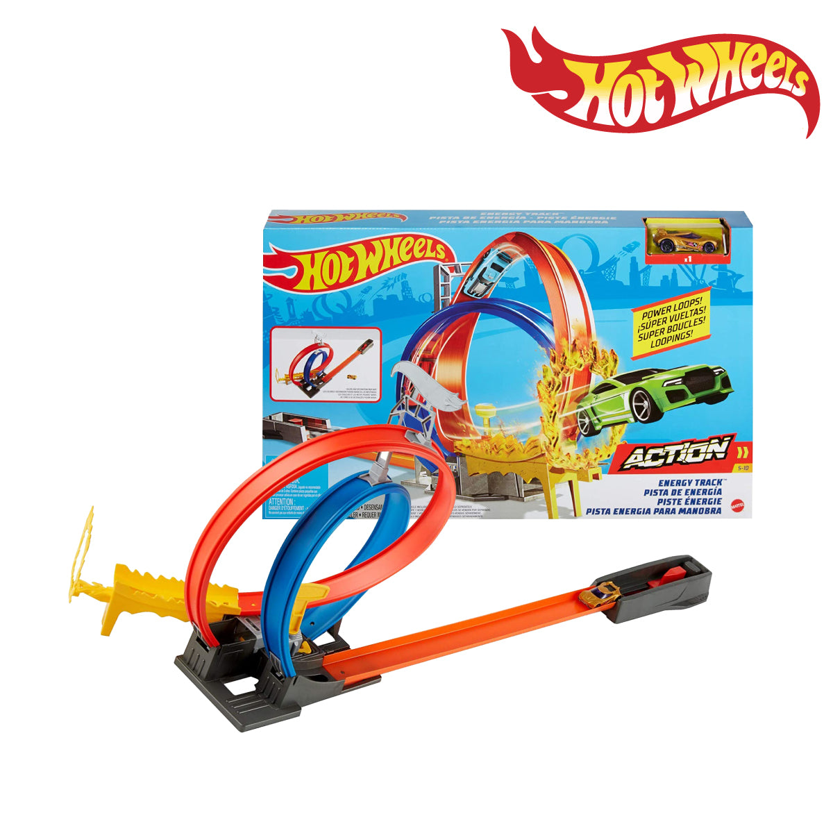 Picture of Hot Wheels GND92 Energy Track, Track Set, Ages 5+