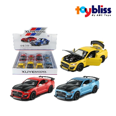 Picture of Toybliss XU YE 1:24 Die-Cast Mustang Pull Back Car (K240B1), Ages 3+