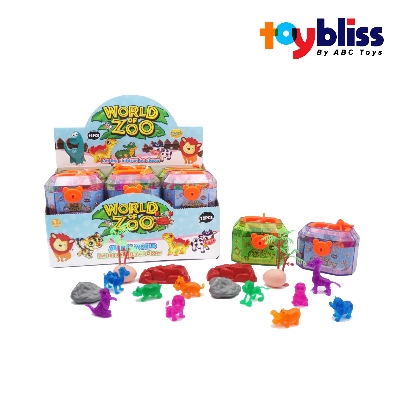 Picture of Toybliss World of Zoo 10pcs Playset (C0334), Ages 3+