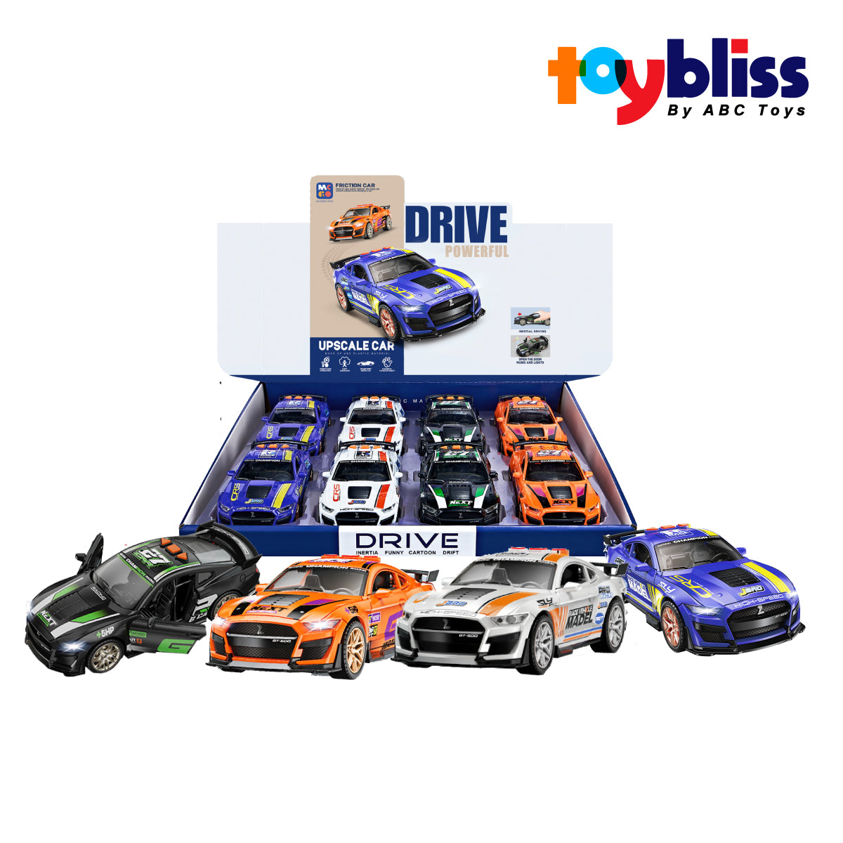 Picture of Toybliss MCGODIA Mustang Friction Car (D700-09), Ages 6+