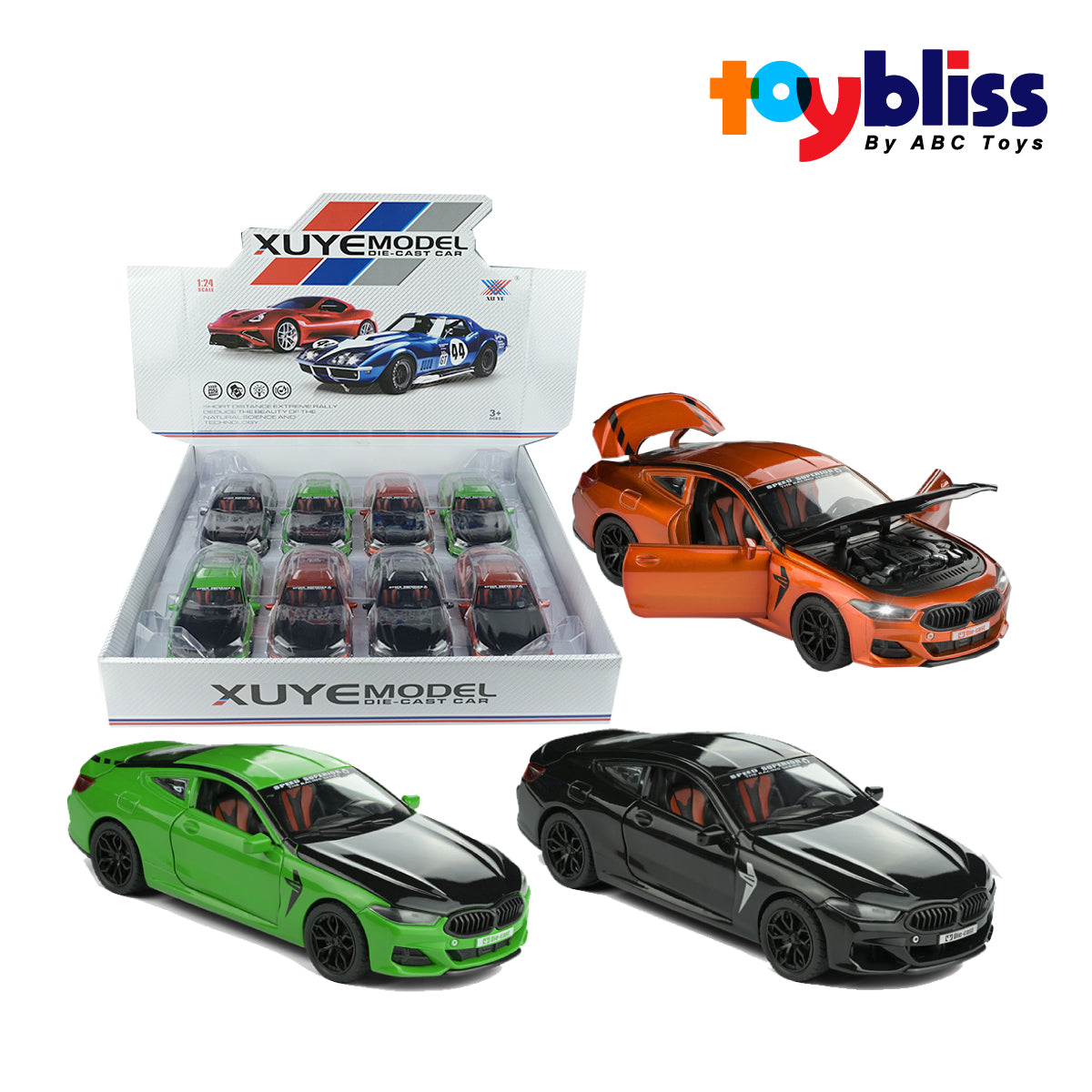 Picture of Toybliss XU YE 1:24 Die-Cast BMW Pull Back Car (K240B2), Ages 3+
