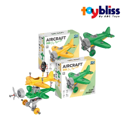 Picture of Toybliss Huimeida Aircraft DIY Assemble Toy (HMD199-67), Ages 3+