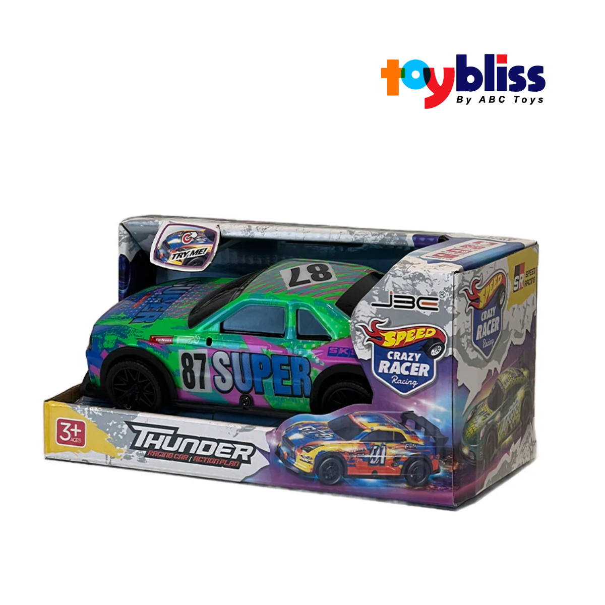 Picture of Toybliss JBE 1:20 Thunder Racing Car B/0 (JU688-25), Ages 3+
