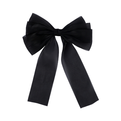 Picture of Bow Ribbon Spring Hair Clip For Girls