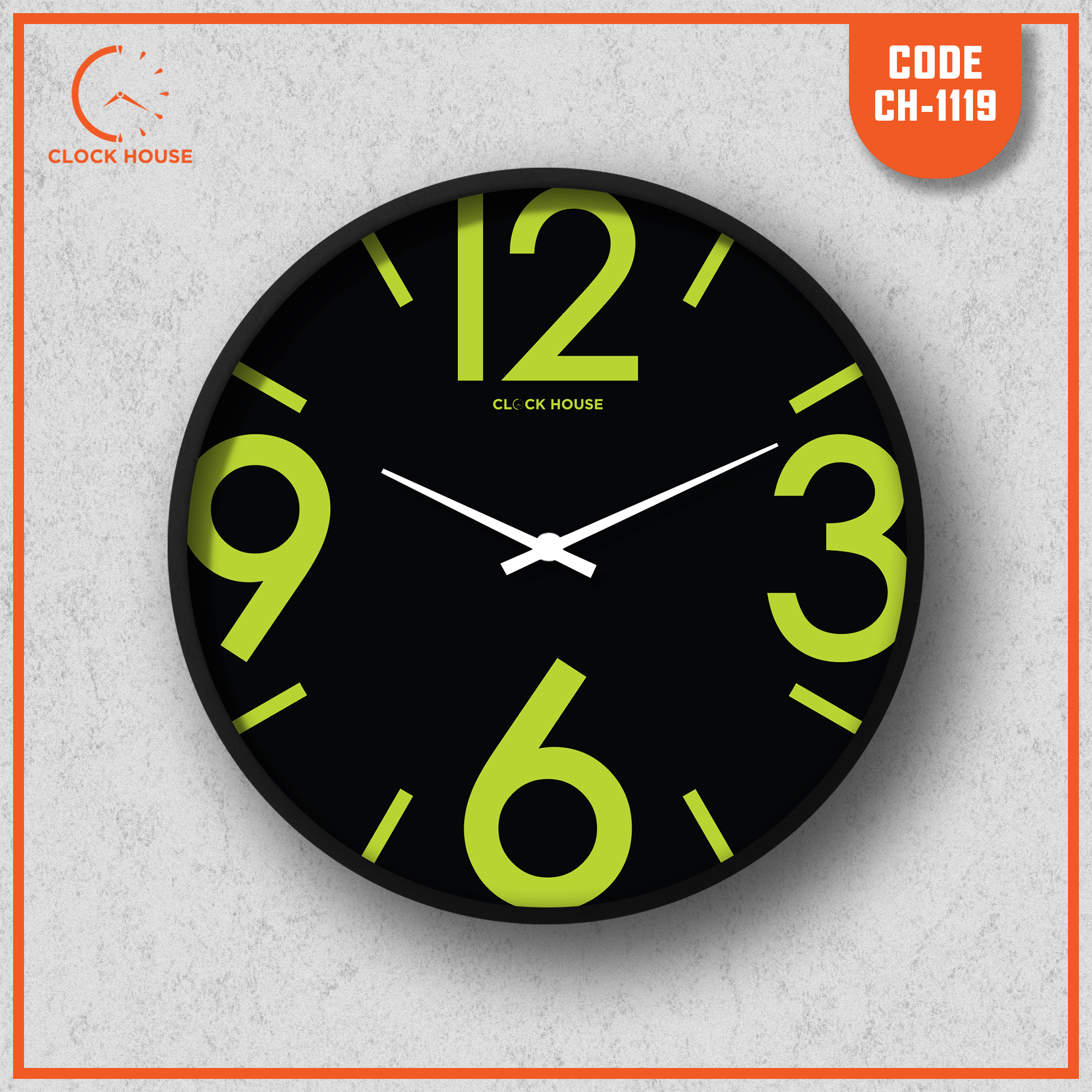 Picture of Clock House BD Classic Wall Clock Multicolor