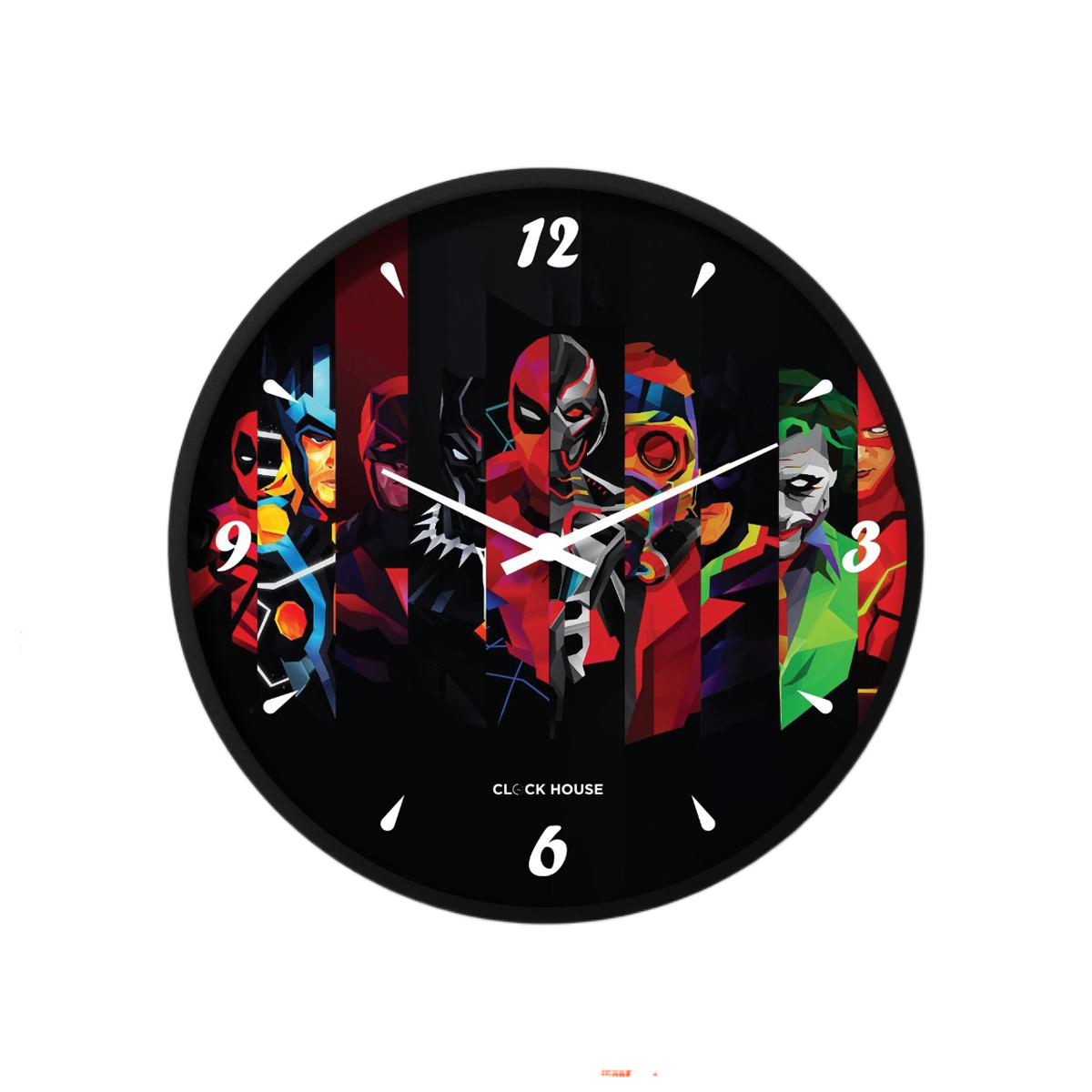Picture of Clock House BD Super Hero Wall Clock Multicolor