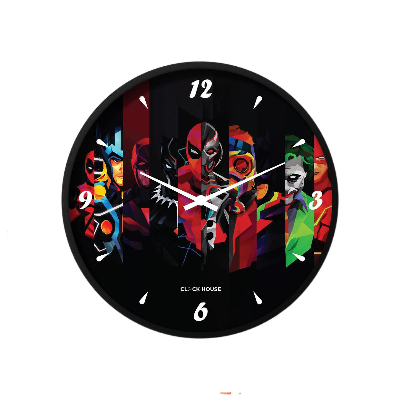Picture of Clock House BD Super Hero Wall Clock Multicolor