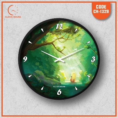 Picture of Clock House BD Artistic Wall Clock Multicolor