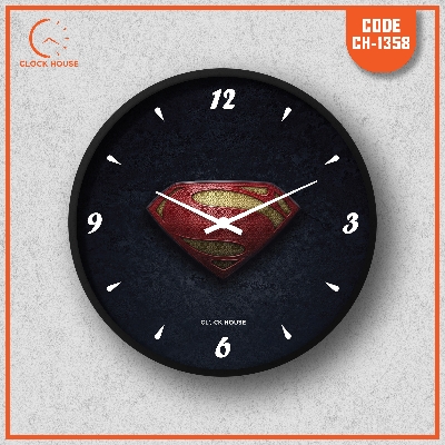 Picture of Clock House BD Super Hero Wall Clock Multicolor