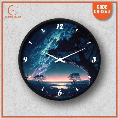 Picture of Clock House BD Artistic Wall Clock Multicolor