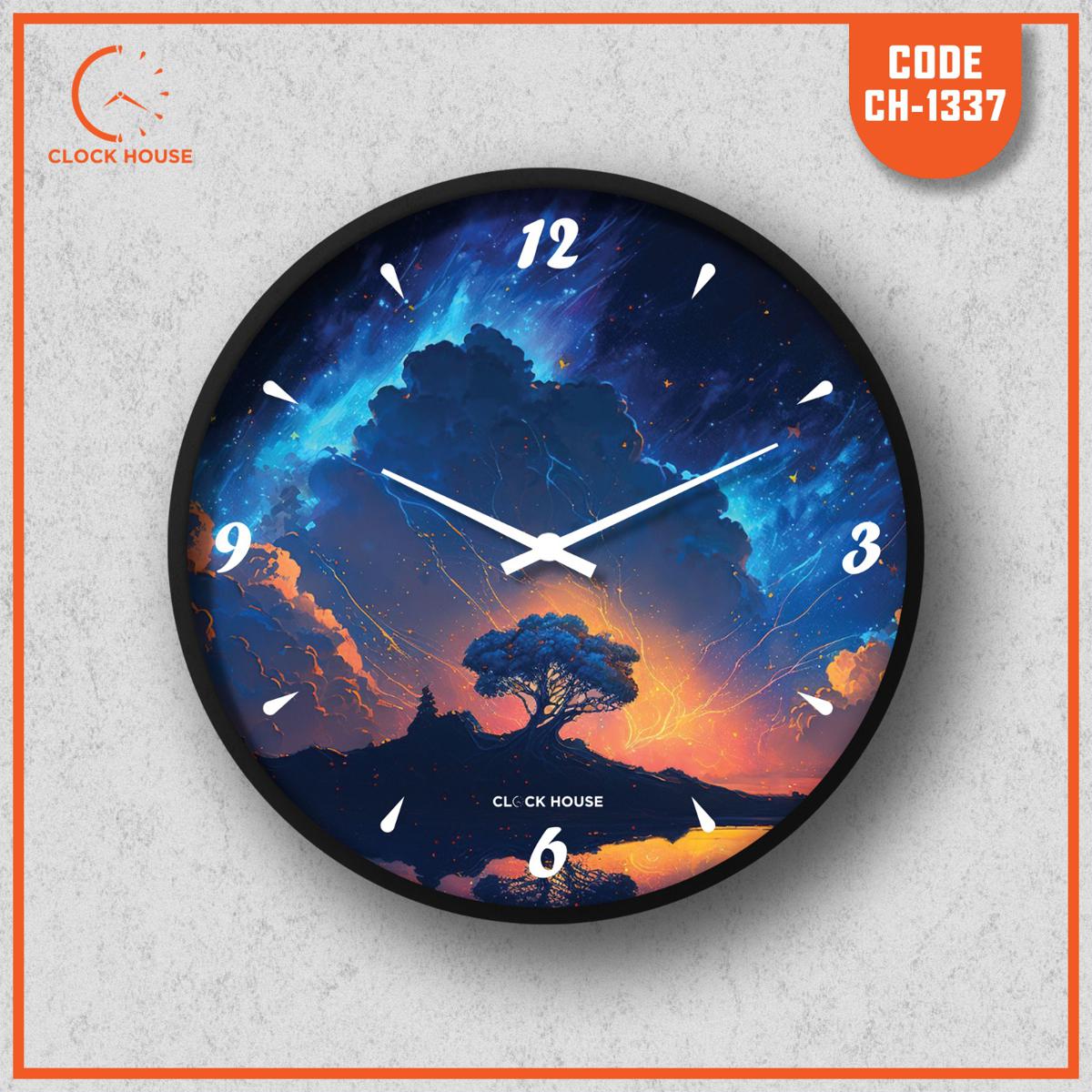 Picture of Clock House BD Artistic Wall Clock Multicolor