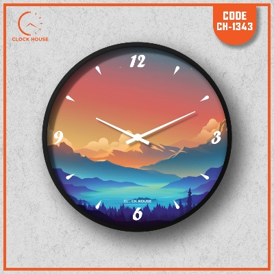 Picture of Clock House BD Artistic Wall Clock Multicolor