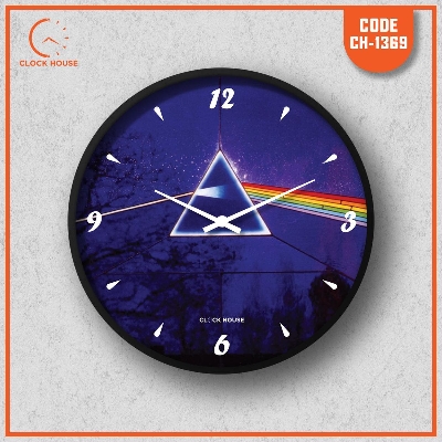 Picture of Clock House BD  Pink Floyd Artistic Wall Clock Multicolor