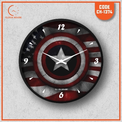 Picture of Clock House BD Flag Series Wall Clock Multicolor