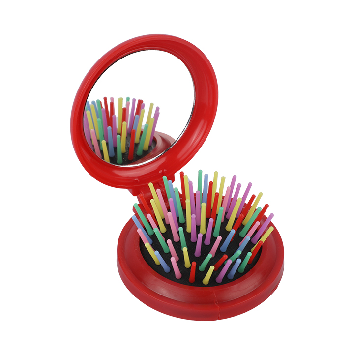 Picture of Folding Hair Brush Pocket Comb With Mirror Set