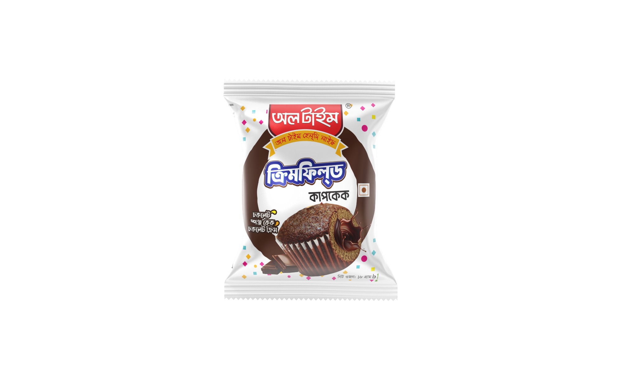 Picture of All Time Cream Filled Cup Cake Chocolate