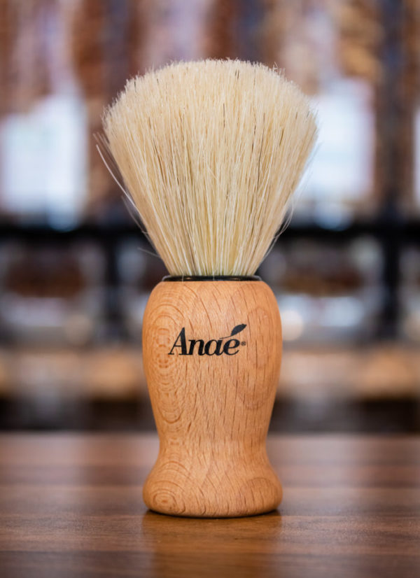 Picture of Men'S Foam Shaving Brush with wooden handle bristles are soft shave foam quickly and easily for thick beards 1 pcs