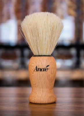 Picture of Men'S Foam Shaving Brush with wooden handle bristles are soft shave foam quickly and easily for thick beards 1 pcs