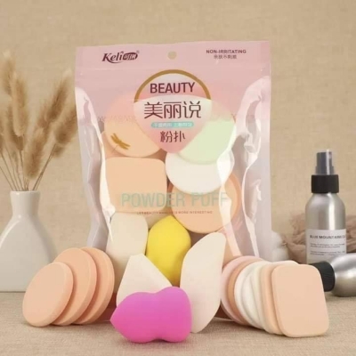 Picture of Make Up Beauty Blender Sponge Puff for Powder, Concealer and Foundation Application -6 Piece Set
