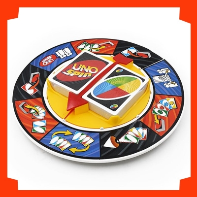 Picture of UNO Spin Card Board Game For Family Party Game Ages 6+ Boy child Girl Toy Gift